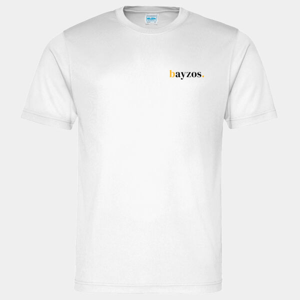 Bayzos - Men's Running Top - White Thumbnail