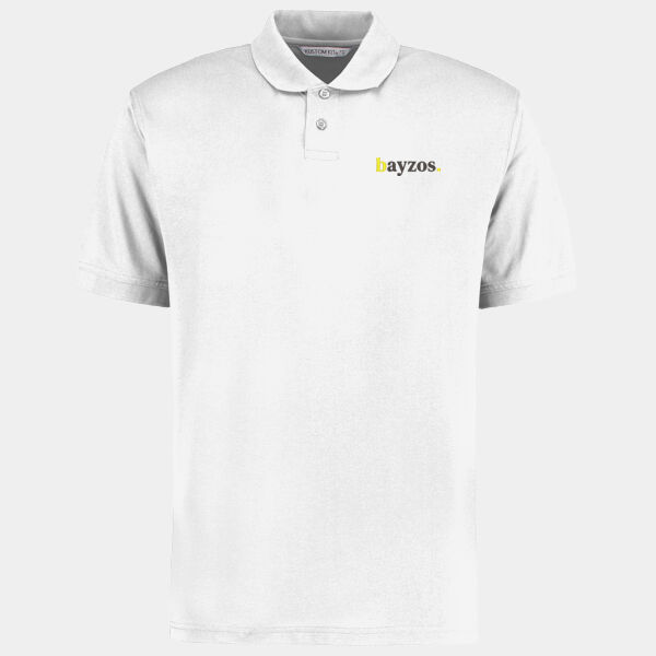 Bayzos - Mens Polo Shirt - White Thumbnail