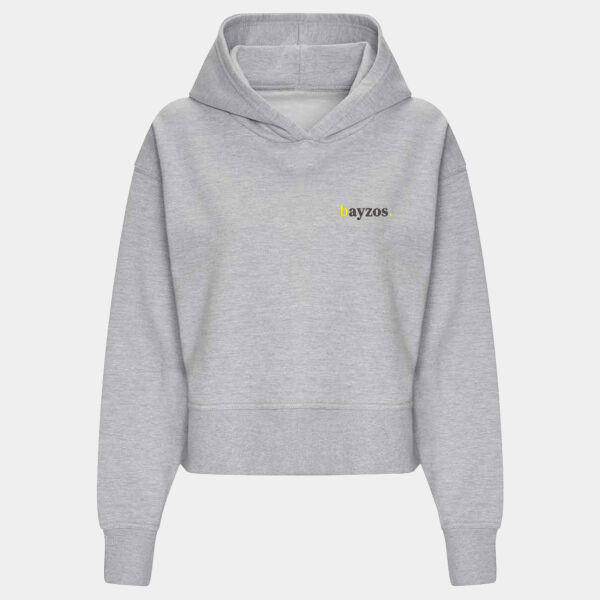 Bayzos - Ladies Relaxed Hoodie - Grey Thumbnail