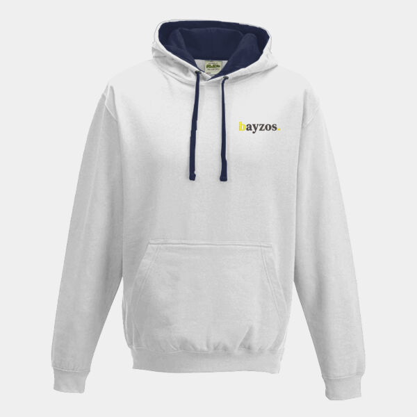 Bayzos - Varsity Hoodie - White Thumbnail